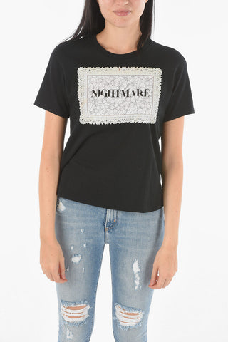 JUN TAKAHASKI Crew Neck NIGHTMARE Printed T-Shirt