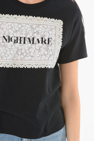 JUN TAKAHASKI Crew Neck NIGHTMARE Printed T-Shirt
