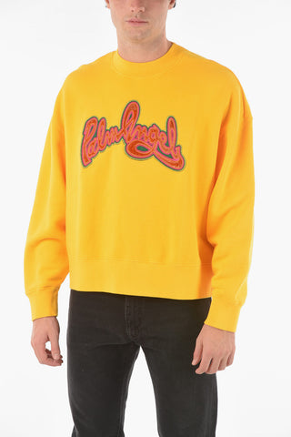 Crewneck SEASONAL Sweatshirt with Logo Patch