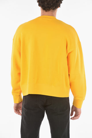 Crewneck SEASONAL Sweatshirt with Logo Patch