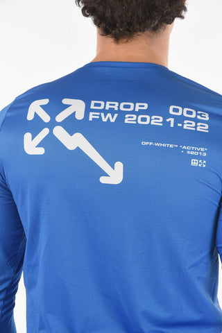 ACTIVE Tech Fabric Long-sleeve T-shirt with Logo