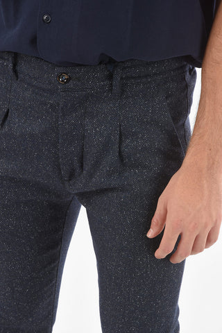 Single-pleated MITTE Chino Pants with Waist Drawstring