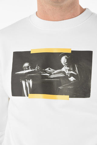 Crewneck CARAV PAINTING Sweatshirt with Print