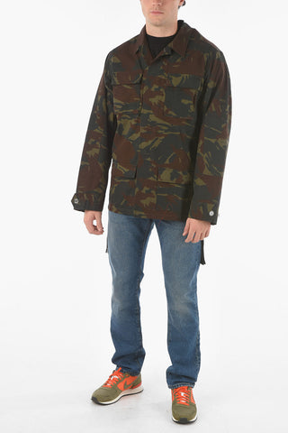 Hidden Buttons M&F Jacket With front Pockets