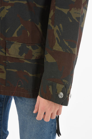 Hidden Buttons M&F Jacket With front Pockets