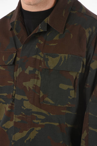 Hidden Buttons M&F Jacket With front Pockets