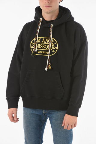 MISSONI Hooded HERITAGE Sweatshirt with Embroidered Lettering Logo