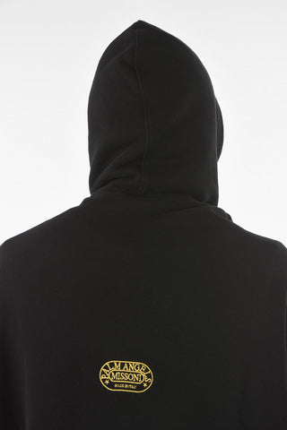 MISSONI Hooded HERITAGE Sweatshirt with Embroidered Lettering Logo