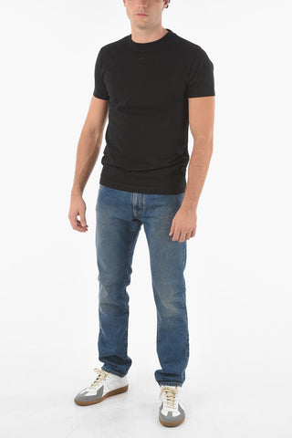 Crewneck RUBBER ARROW T-shirt with Maxi Print
