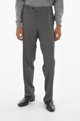 Virgin Wool ACADEMY Straight-leg Pants