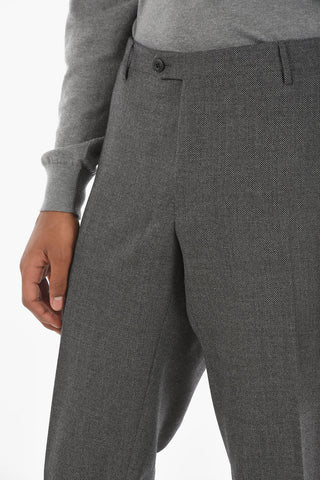 Virgin Wool ACADEMY Straight-leg Pants