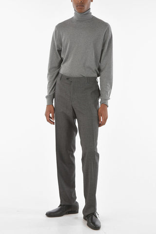 Virgin Wool ACADEMY Straight-leg Pants