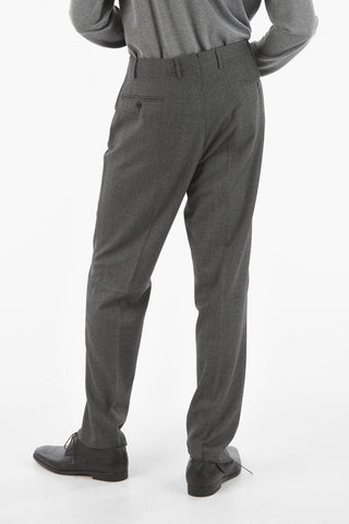 Virgin Wool ACADEMY Straight-leg Pants