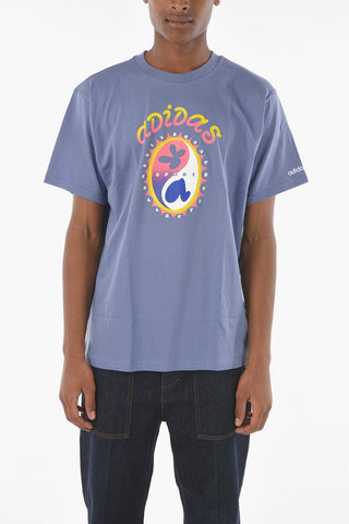 Printed Back SUMMER SET Crew-neck T-shirt