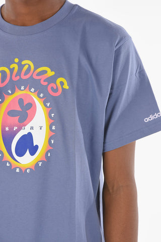 Printed Back SUMMER SET Crew-neck T-shirt