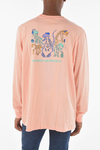 Long Sleeve Cotton 5 AS T-shirt With Print