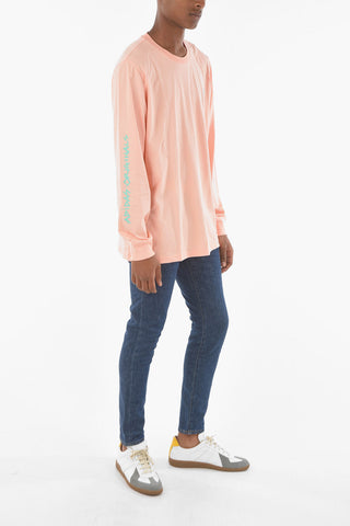 Long Sleeve Cotton 5 AS T-shirt With Print