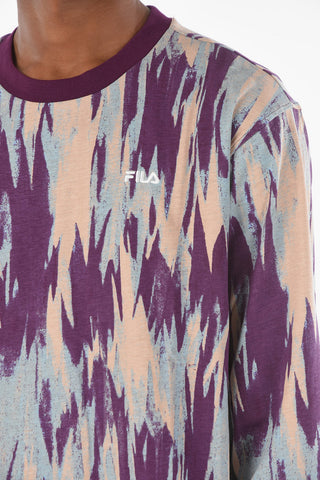 Long Sleeve YUE AOP T-shirt