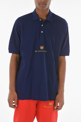 Polo a 3 Bottoni ACADEMY CREST con Ricamo