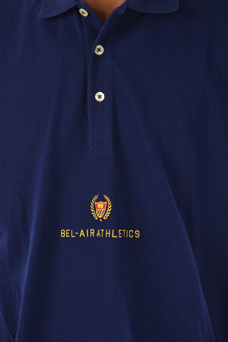 Polo a 3 Bottoni ACADEMY CREST con Ricamo