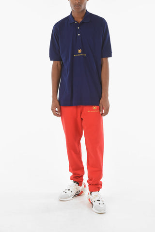 Polo a 3 Bottoni ACADEMY CREST con Ricamo