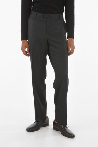Straight-leg LEADER 18.5 microns Wool Pants