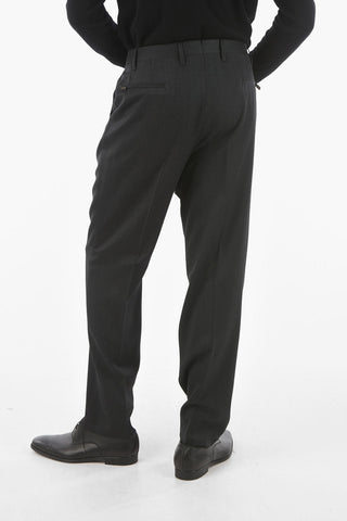 Straight-leg LEADER 18.5 microns Wool Pants