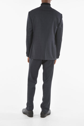 Bird's eye Motif ACADEMY Suit with Notch Lapel