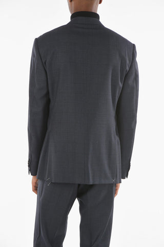Bird's eye Motif ACADEMY Suit with Notch Lapel