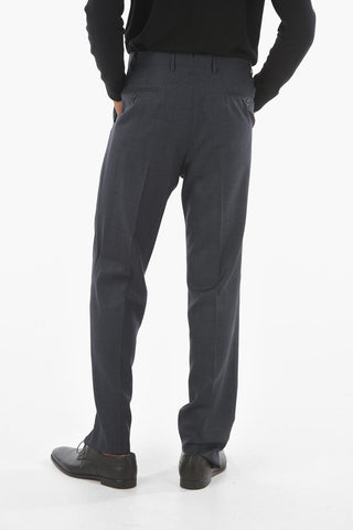 Bird's eye Motif ACADEMY Suit with Notch Lapel