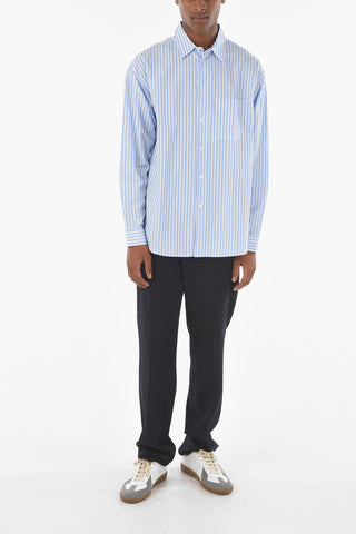 awning striped LUAN J classic collar shirt