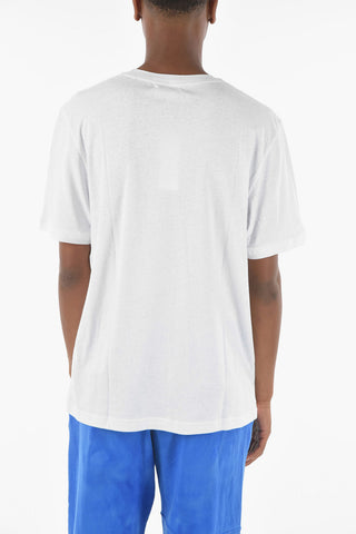 Solid Color Linen and Cotton STUART T-shirt