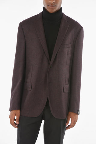 Minicheckered GATE Blazer with Notch Lapel