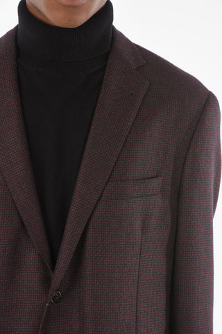 Minicheckered GATE Blazer with Notch Lapel