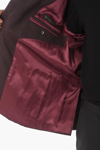 Minicheckered GATE Blazer with Notch Lapel