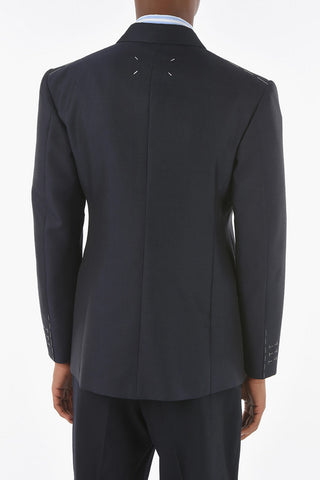 MM14 Wool Mohair Double-breasted Blazer