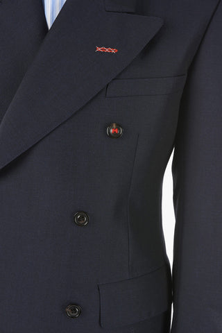 MM14 Wool Mohair Double-breasted Blazer
