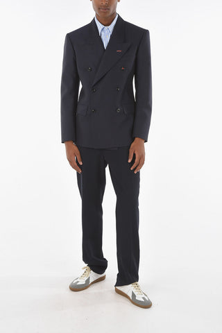 MM14 Wool Mohair Double-breasted Blazer