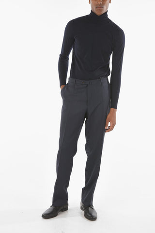 Pantaloni a Gamba Diritta LEADER in Lana