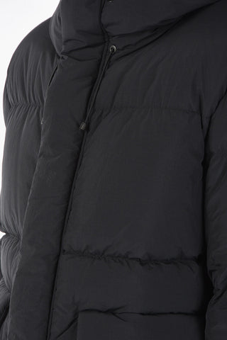 Snap Buttons Down Jacket with Hood