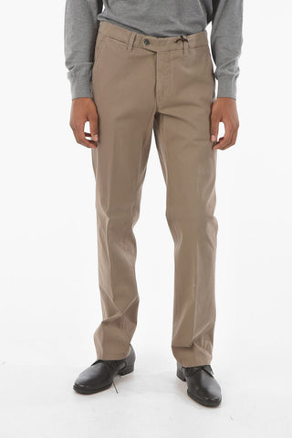 ID Pantaloni Chino a 5 Tasche in Cotone Stretch