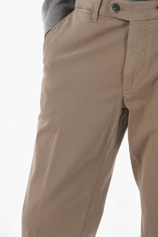 ID Pantaloni Chino a 5 Tasche in Cotone Stretch