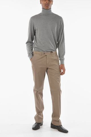 ID Pantaloni Chino a 5 Tasche in Cotone Stretch