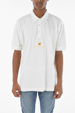 3 Buttons ACADEMY CREST Polo Shirt with Embroidery
