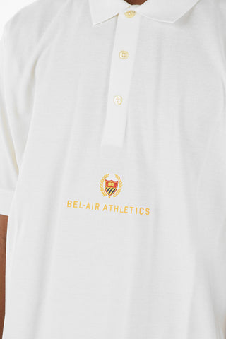 3 Buttons ACADEMY CREST Polo Shirt with Embroidery