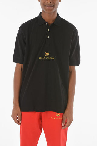 Polo a 3 Bottoni ACADEMY CREST con Ricamo
