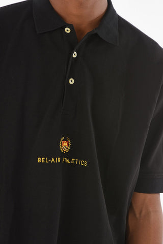 Polo a 3 Bottoni ACADEMY CREST con Ricamo