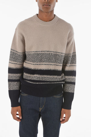 Merino Wool Blend LOGAN Crew-Neck Sweater