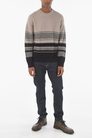 Merino Wool Blend LOGAN Crew-Neck Sweater