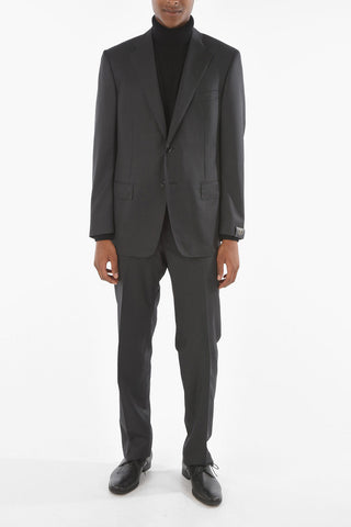 Virgin wool MANTUA Suit with Notch Lapel